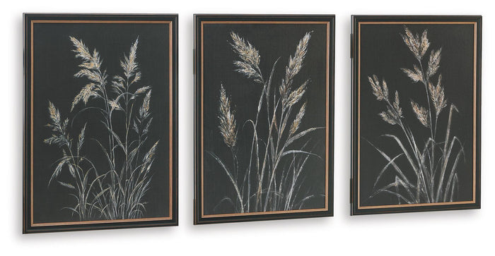 Janisburg - Wall Art Set (Set of 3) - Black / White / Brown image 3