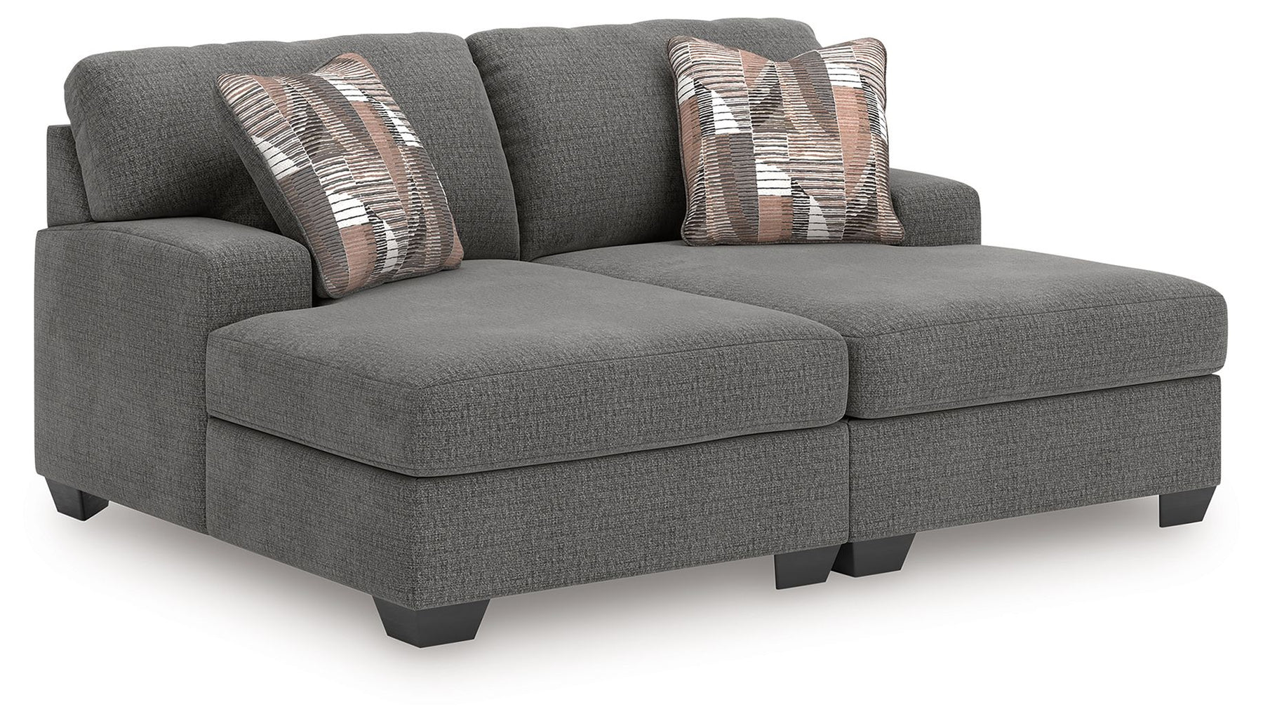 Gray / 2 Pc. Super Chaise Sectional