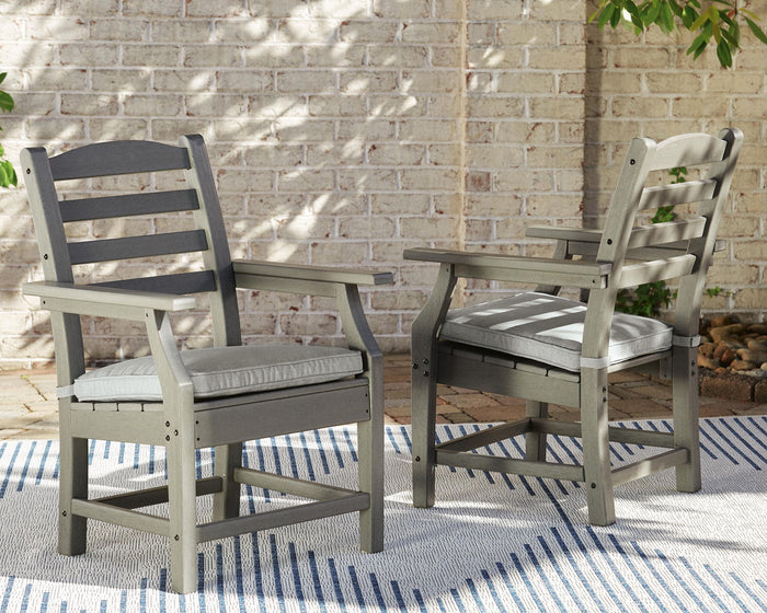 Visola - Arm Chair With Cushion (Set of 2) - Gray image 3