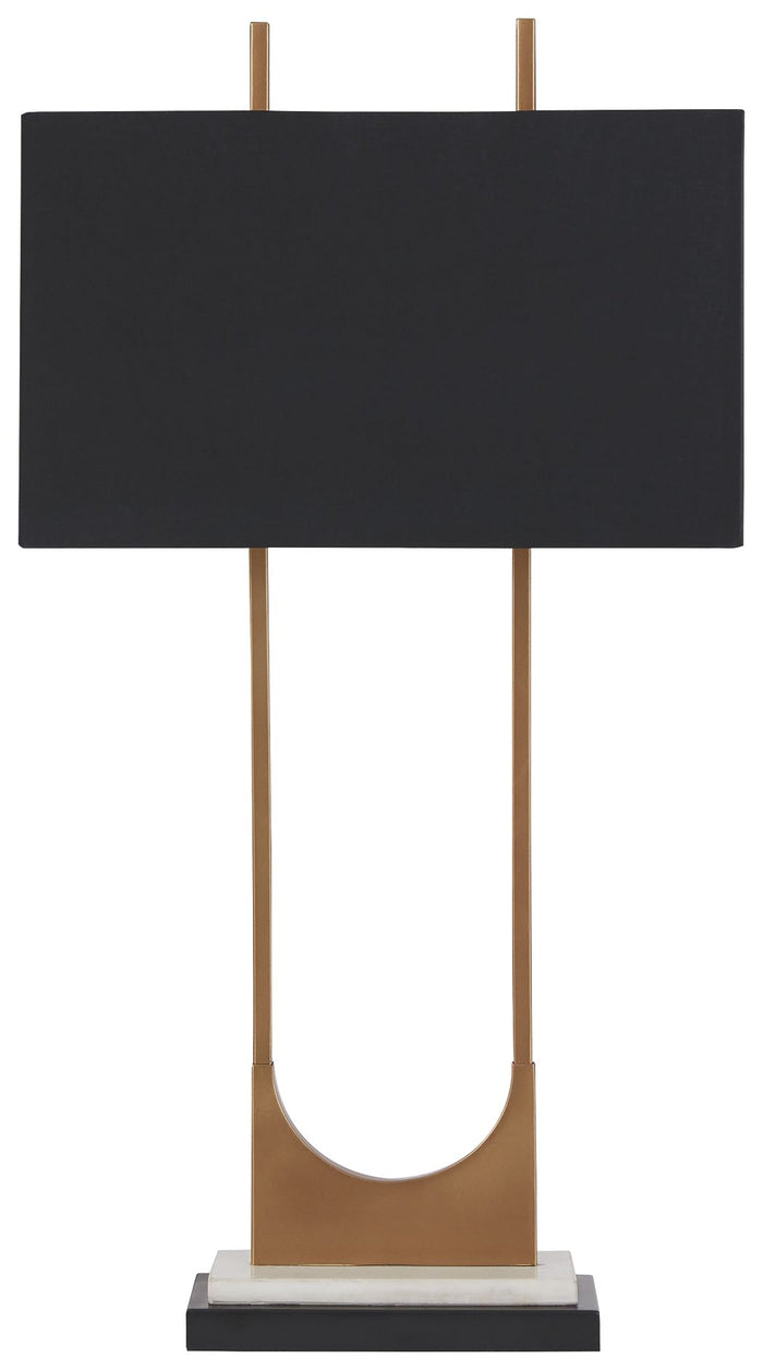Malana - Metal Table Lamp  - Brass Finish image 1