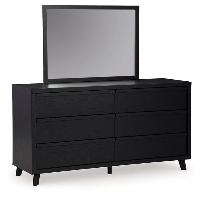 Danziar - Dresser And Mirror - Black image 1