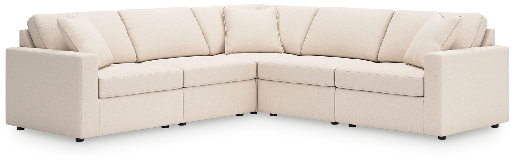 White / 5 Pc. Sectional