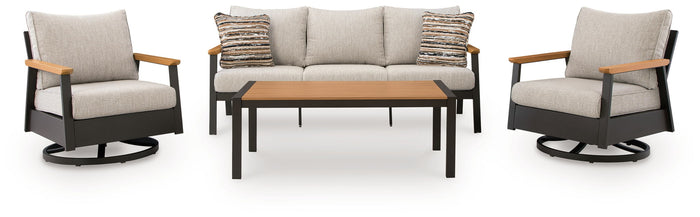 Carmel Highlands - Sofa, Chairs, Table Set (Set of 4) - Dark Brown image 1