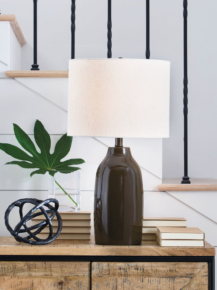 Jyler - Terracotta Table Lamp - Brown image 3