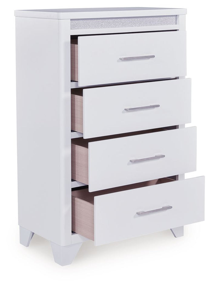 Jarlee - Four Drawer Chest - White image 4