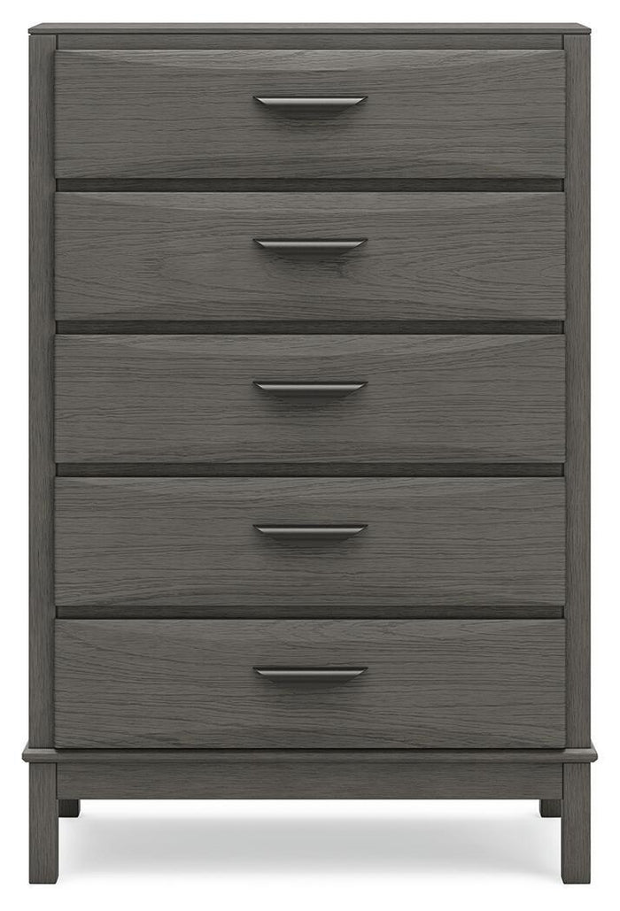 Mazing - Five Drawer Chest - Gray image 2