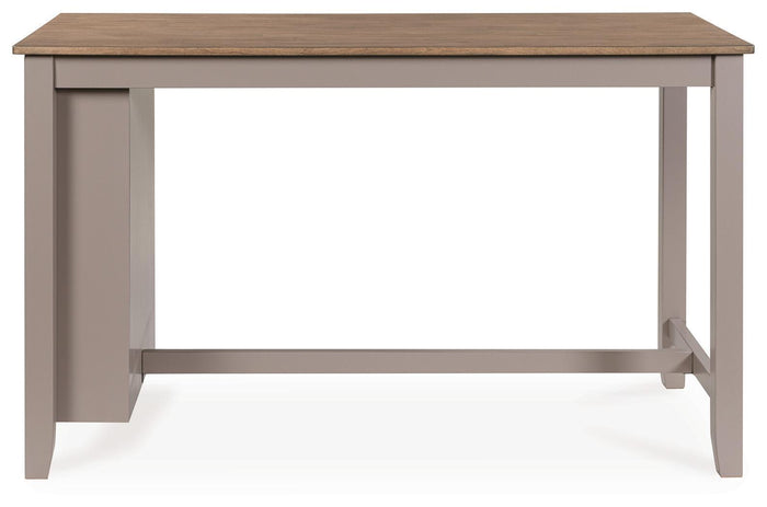 Harperfeld - Rectangular Dining Room Counter Table - Natural / Gray image 3