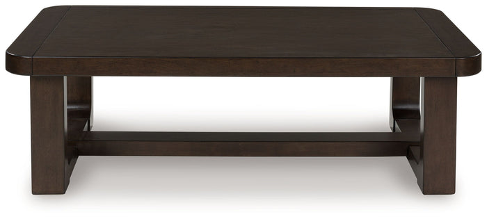 Breckington - Rectangular Cocktail Table - Dark Brown image 4