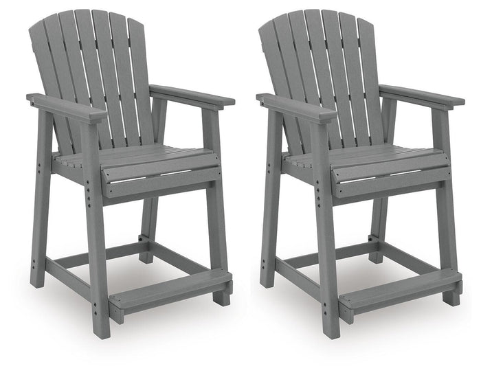 Sanctuary Beach - Barstool (Set of 2) - Dark Gray image 1