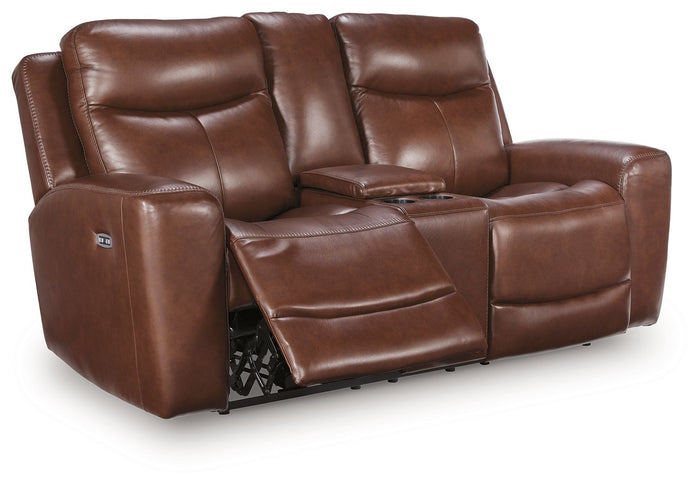 Bexhurst - Power Reclining Loveseat With Console / Adjustable Headrest image 8
