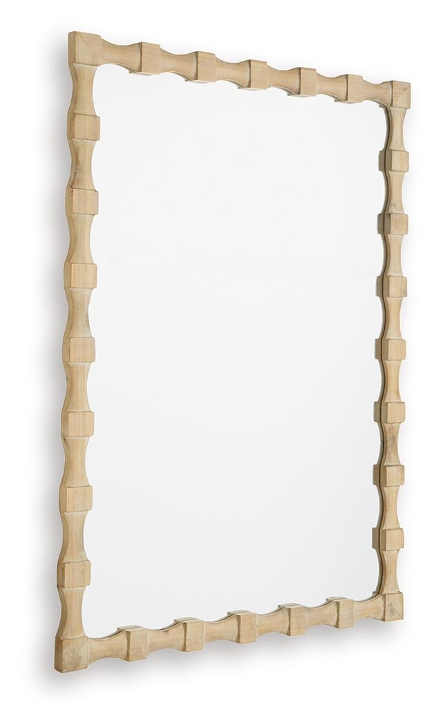 Acelmore - Accent Mirror - Light Brown image 3