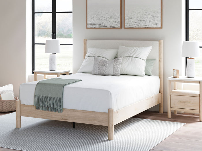 Cadmori - Upholstered Panel Bed image 3