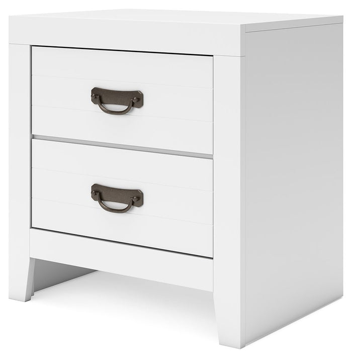 Binterglen - Two Drawer Night Stand - White image 4