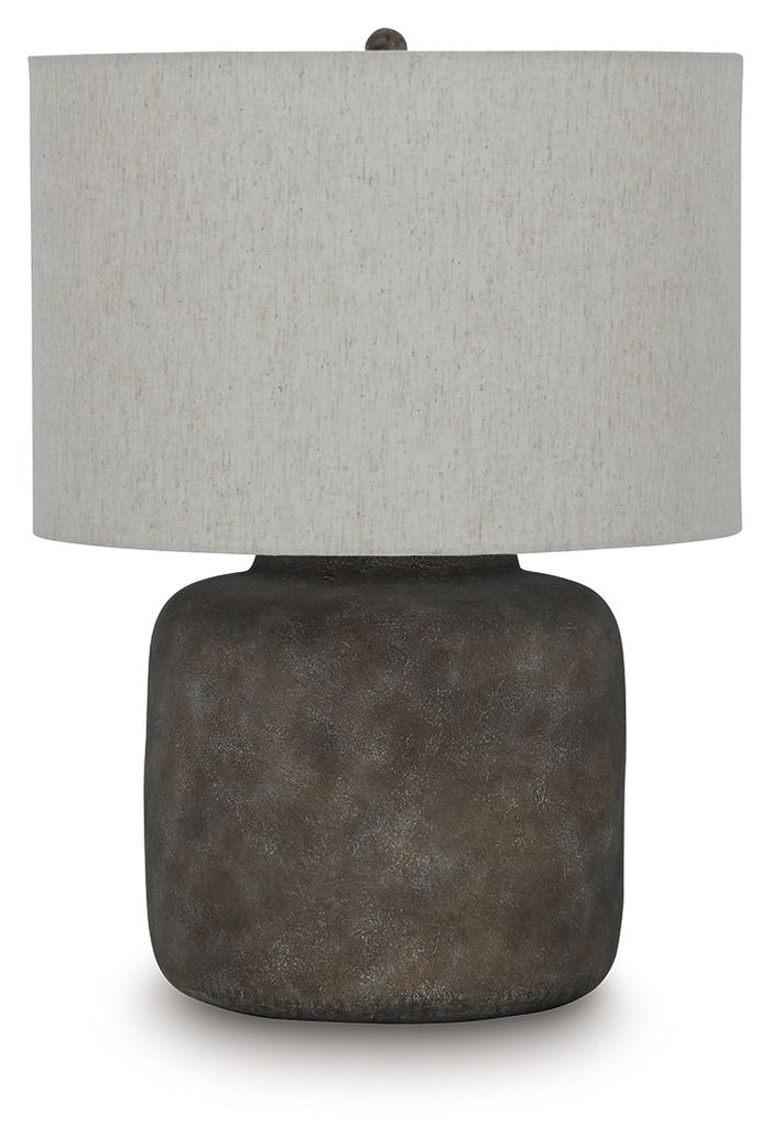 Zandophen - Metal Table Lamp - Antique Gray image 1