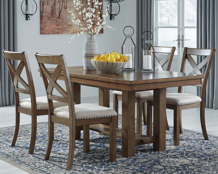 Moriville - Rectangular Dining Room Extension Table - Grayish Brown image 3
