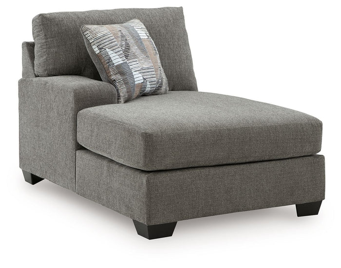 Clarington - 2 Pc. - 3-Piece Sectional And Oversized Ottoman - Greystone image 4