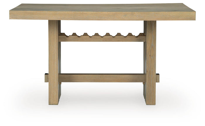 Lasinger - Rectangular Dining Room Counter Table - Light Brown image 2