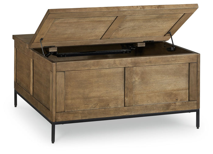 Torlanta - Lift Top Cocktail Table - Brown image 3