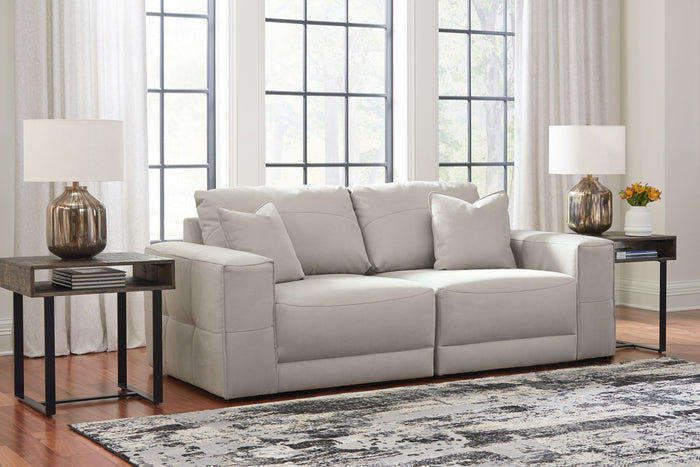 Next-Gen Gaucho - 2-Piece Sectional Loveseat - Gray image 3