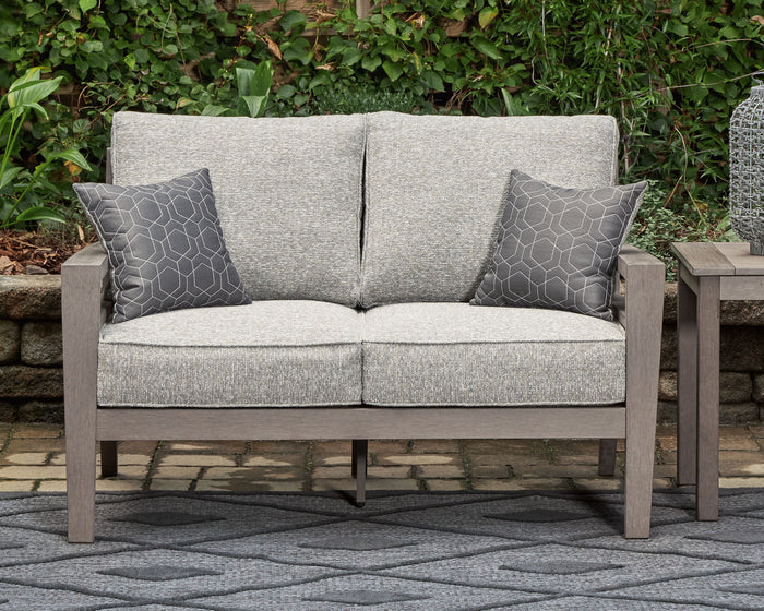 Hillside Barn - Loveseat W/Cushion - Gray / Brown image 3