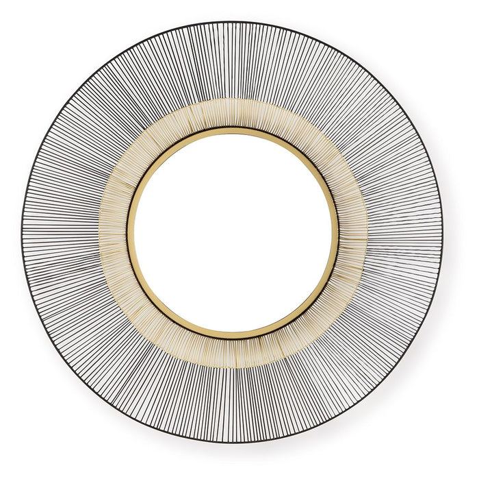 Dallmen - Accent Mirror - Black / Gold Finish image 1