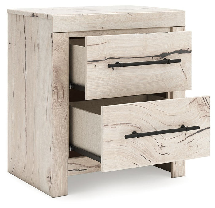 Lawroy - Two Drawer Night Stand - Light Natural image 3