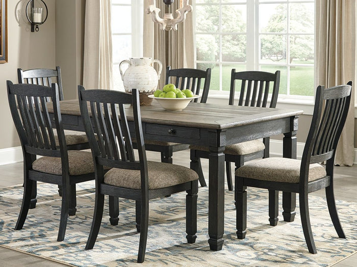 Tyler Creek - Rectangular Dining Room Table - Black / Gray image 3