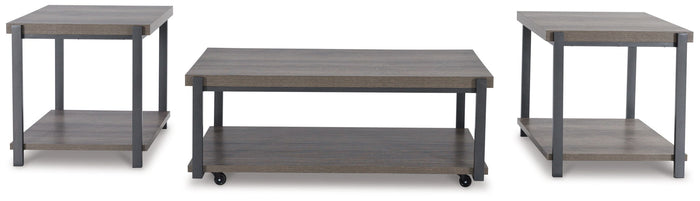 Wilmaden - Occasional Table Set (Set of 3) - Gray / Black image 3