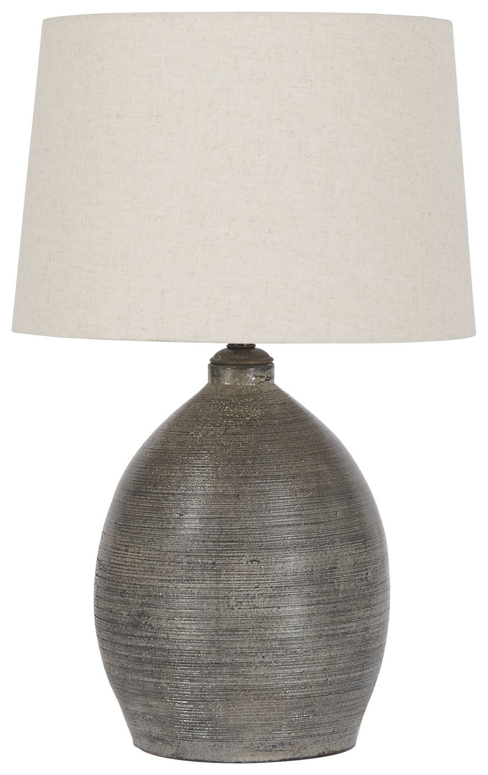 Joyelle - Terracotta Table Lamp  - Gray image 1