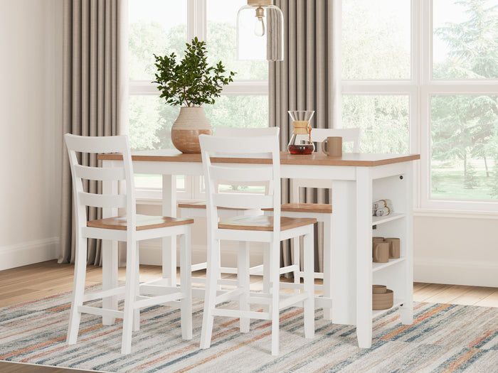 Gesthaven - Rectangular Dining Room Counter Set image 3