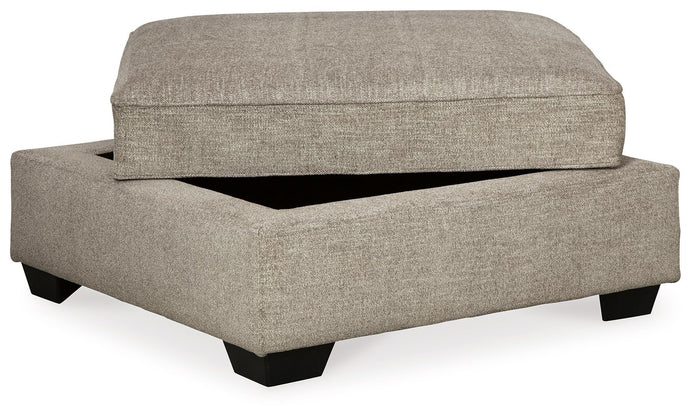 Bovarian - Ottoman With Storage - Stone image 3