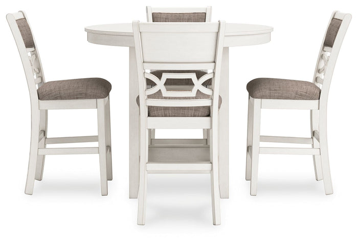 Erinberg - Dining Room Counter Table Set (Set of 5) - Antique White image 3