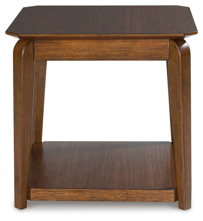 Trenmour - Square End Table - Medium Brown image 3