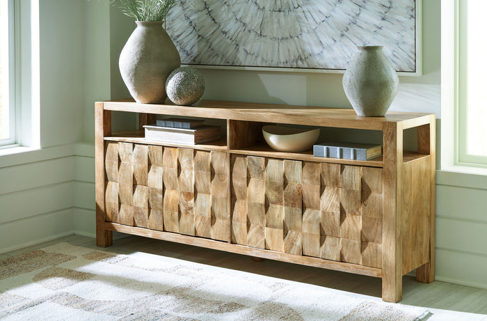 Hudwick - Accent Cabinet - Natural Brown image 4