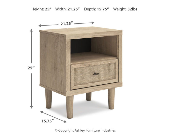 Cielden - One Drawer Night Stand - Two-Tone image 4