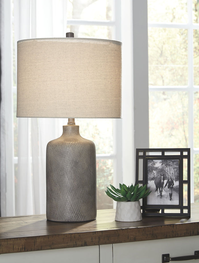 Linus - Ceramic Table Lamp  - Antique Black image 4