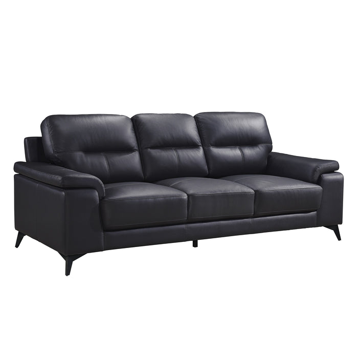 Raven Sofa, Black Leather Match image 8