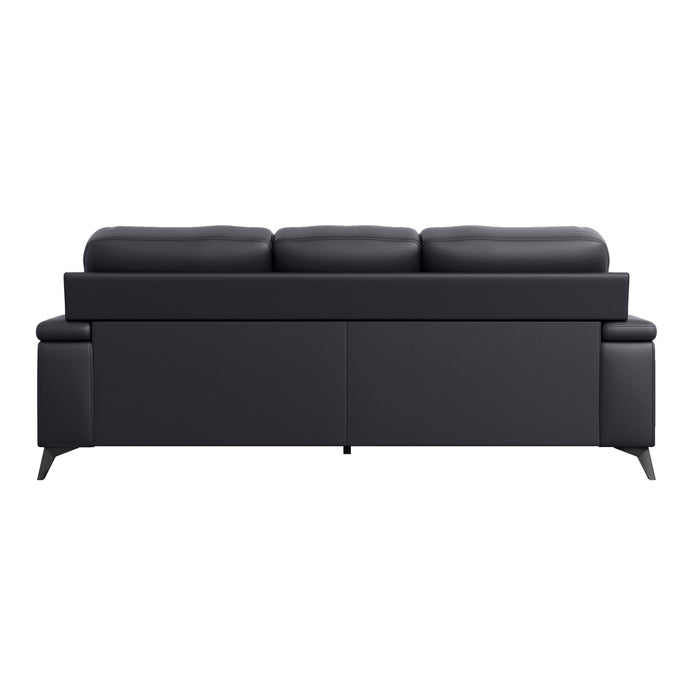 Raven Sofa, Black Leather Match image 9