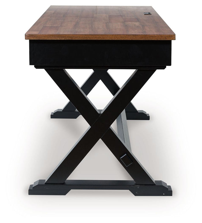 Wildenauer - Home Office Desk - Brown / Black image 4