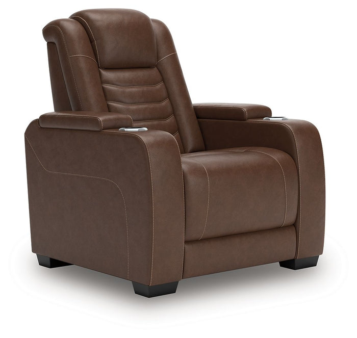 High Impact - Power Recliner / Adj Headrest - Tobacco image 1