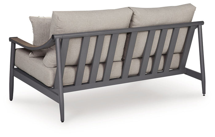 Ocean Beach - Loveseat With Cushion - Gray image 2