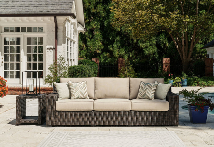 Coastline Bay - Sofa With Cushion - Brown image 4