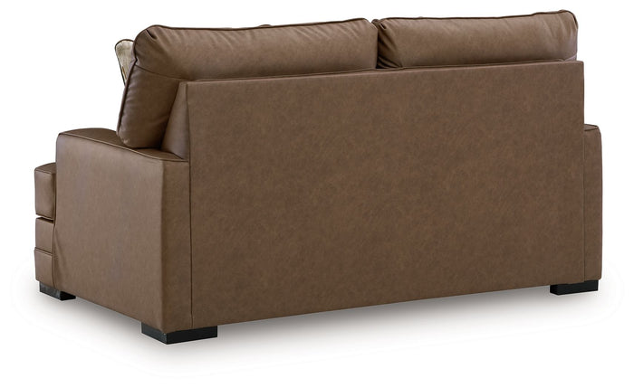 VillaCourt - Loveseat - Caramel image 3
