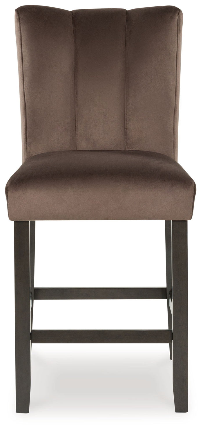 Jeshina - Upholstered Barstool (Set of 2) - Mocha image 2