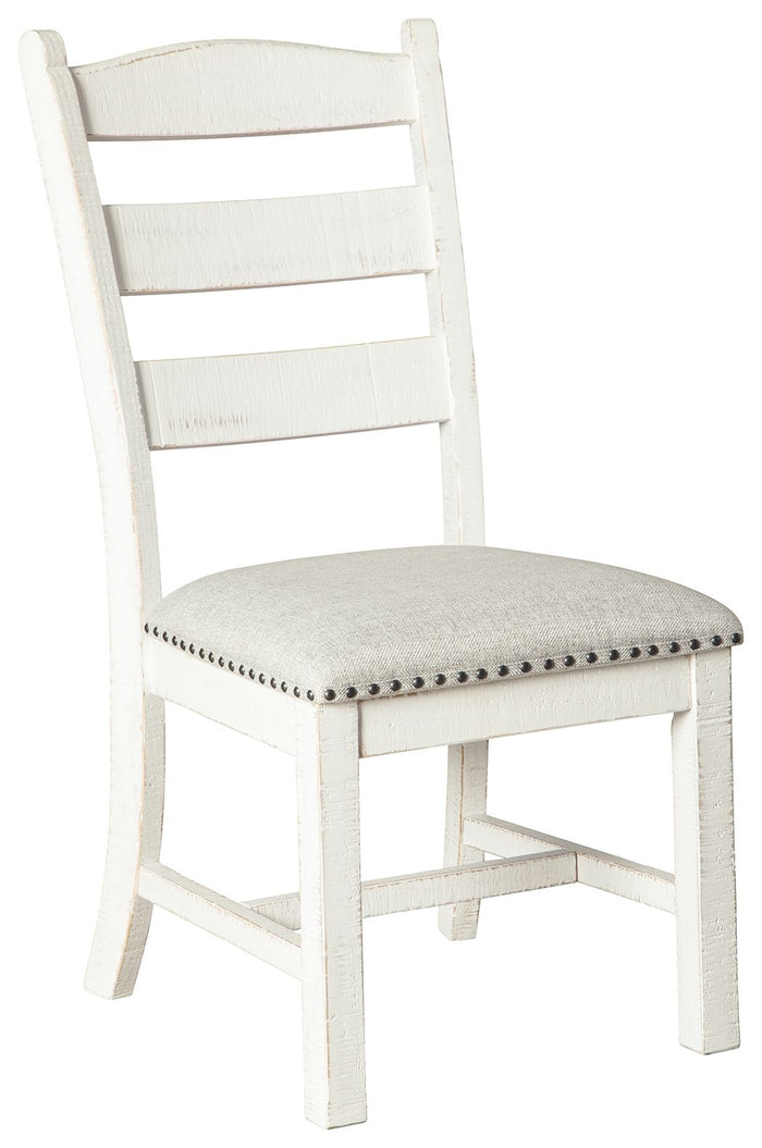 Valebeck - Dining UPH Side Chair (Set of 2) - Beige / White image 1