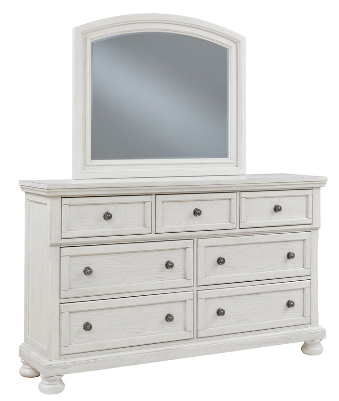 Robbinsdale - Dresser, Mirror - Antique White image 1