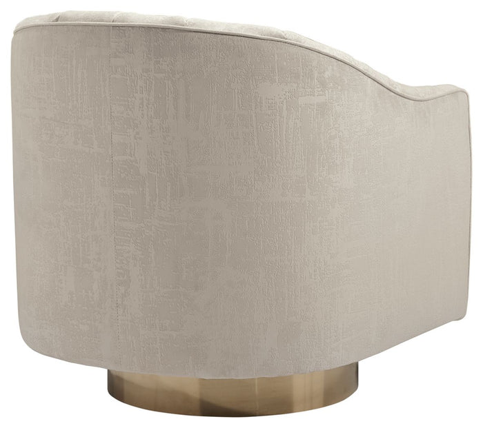 Penzlin - Swivel Accent Chair - Pearl image 4