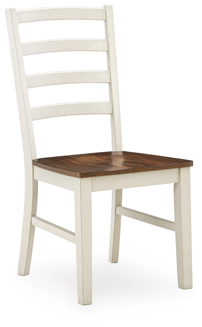 Brinfern - Dining Room Side Chair (Set of 2) - Brown / Antique White image 4