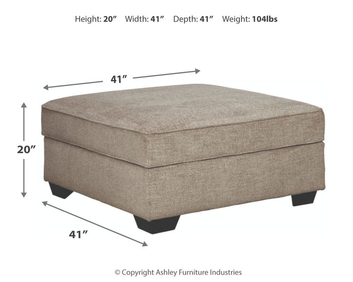 Bovarian - Ottoman With Storage - Stone image 4