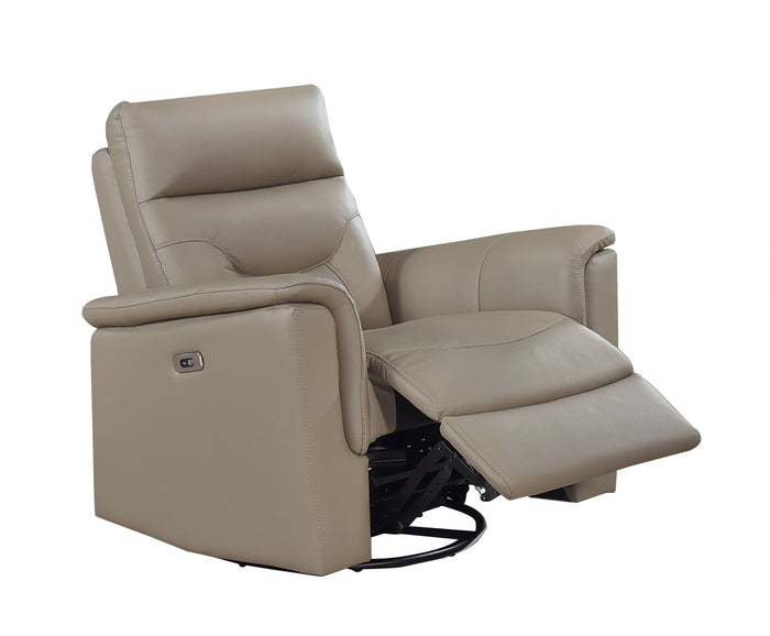 Vale Power Swivel Glider Recliner, Latte image 5